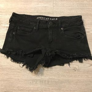 Black jean shorts!